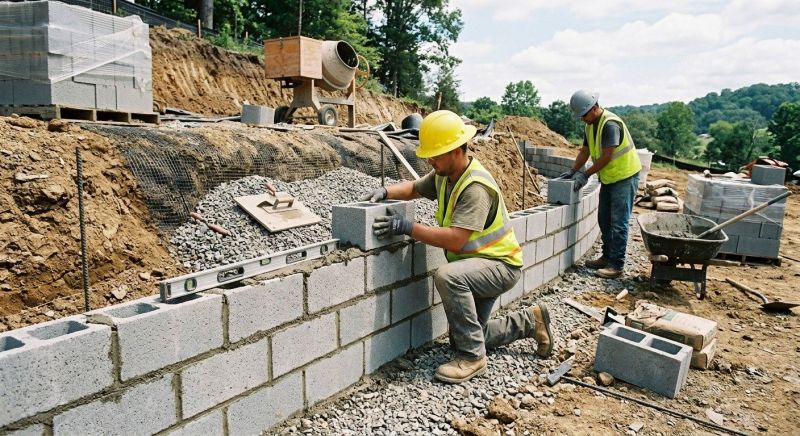 Block Wall Installation in Boston, MA